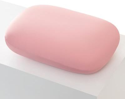 PRiME Ultra Soft Memory Foam Travel Pillow, Ergonomic Neck Support For Health, Naps & Pain Relief pink