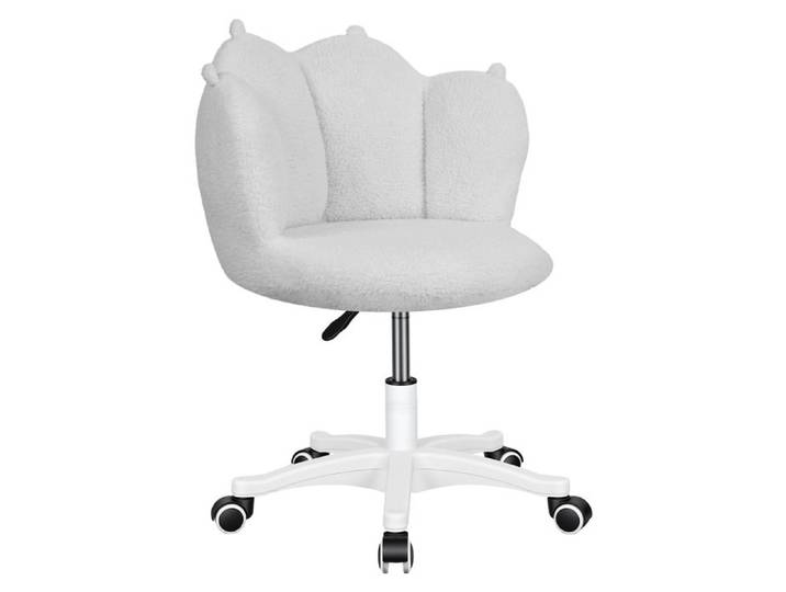 Tabouret de Coiffeuse - CREMLANK - Rotation à 360° - Réglable en hauteur - Charge max 113KG - 43X48X78CM