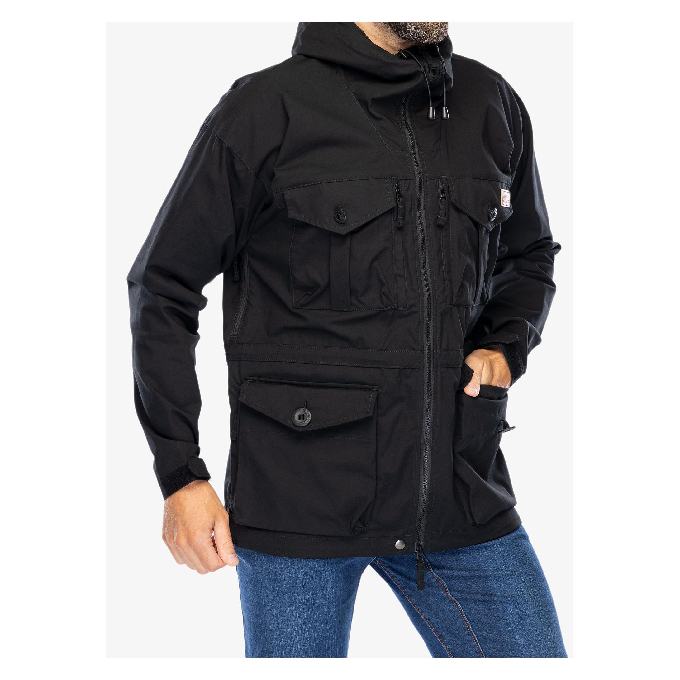 Helikon Taktische Jacke Helikon-Tex SAS Smock Duracanvas - black (L) (KU-SAS-DC-01-B05)