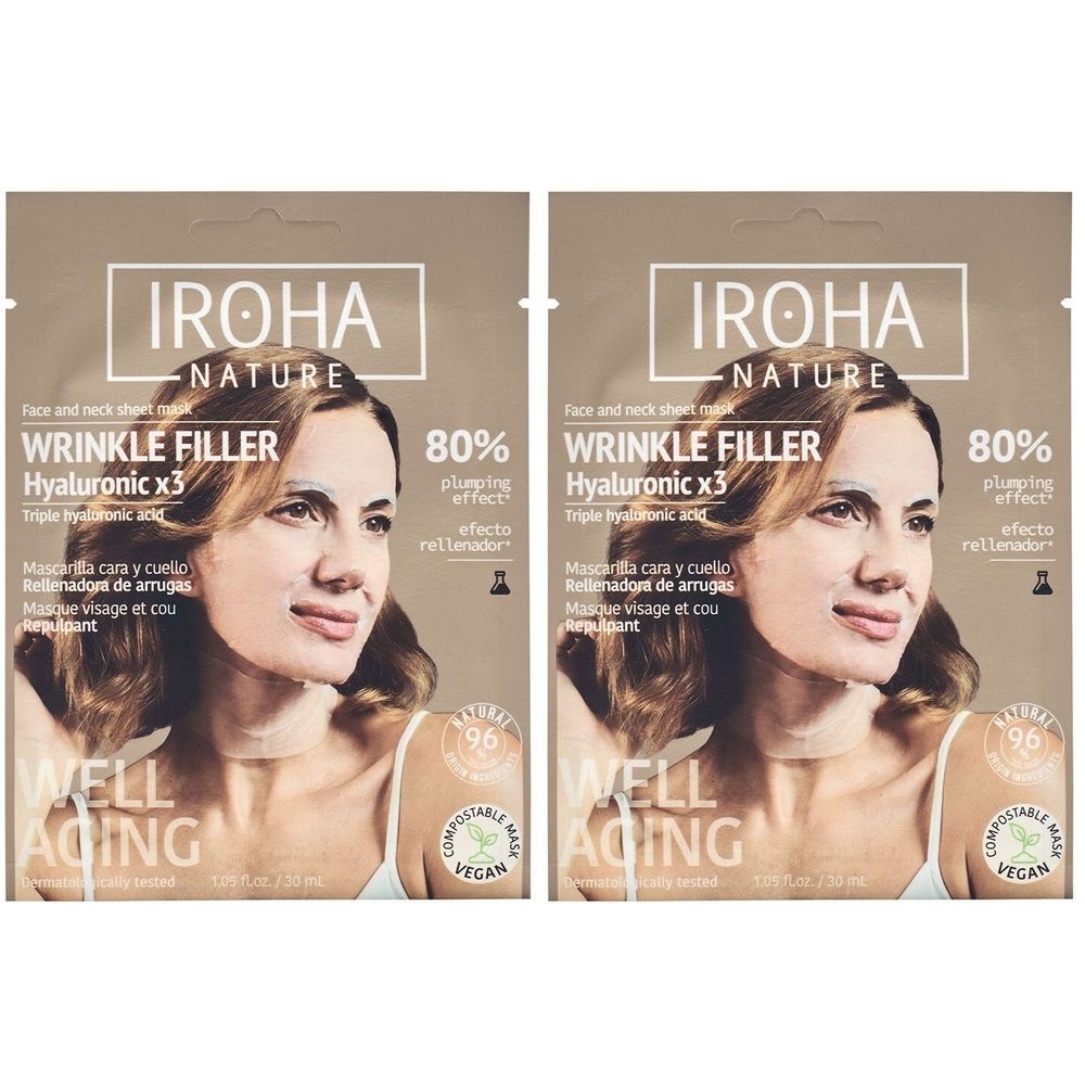 Iroha Masq Tissu Combleur Ride x2 2x30 ml Gesichtsmaske