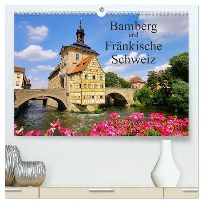 Bamberg und Fränkische Schweiz (hochwertiger Premium Wandkalender 2027 DIN A2 quer), Kunstdruck in Hochglanz