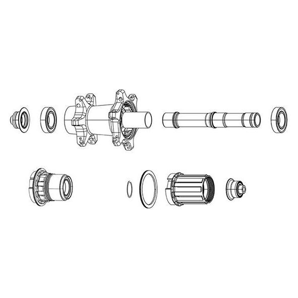 Zipp End Cap Set Front ZR1 Rim Brake QR (105117)