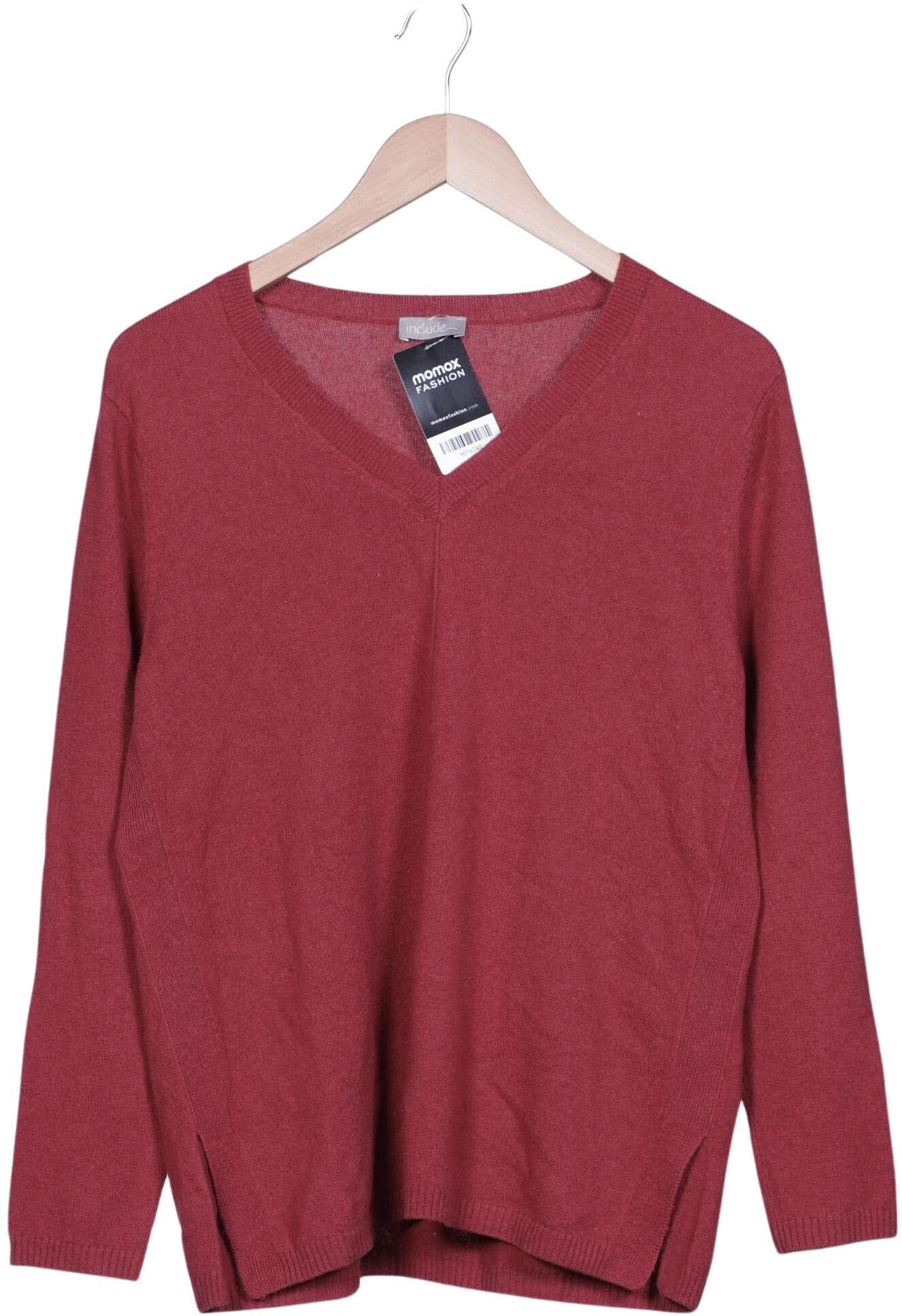 Include Damen Pullover, Rot, Gr. EU 42, Kaschmir - Second Hand