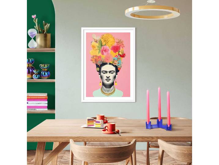 Kunstdruck REINDERS Freedom Flowers , bunt (farbe bild(er): bunt), B:50cm H:70cm T:2,2cm, Holzwerkstoff, Bilder, Kunstdruck