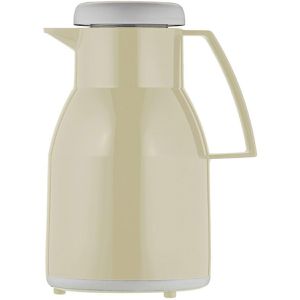 Helios Thermoskanne Wash 2744-092, Kunststoff, mit Drehverschluss, auslaufsicher, vanille, 1 Liter