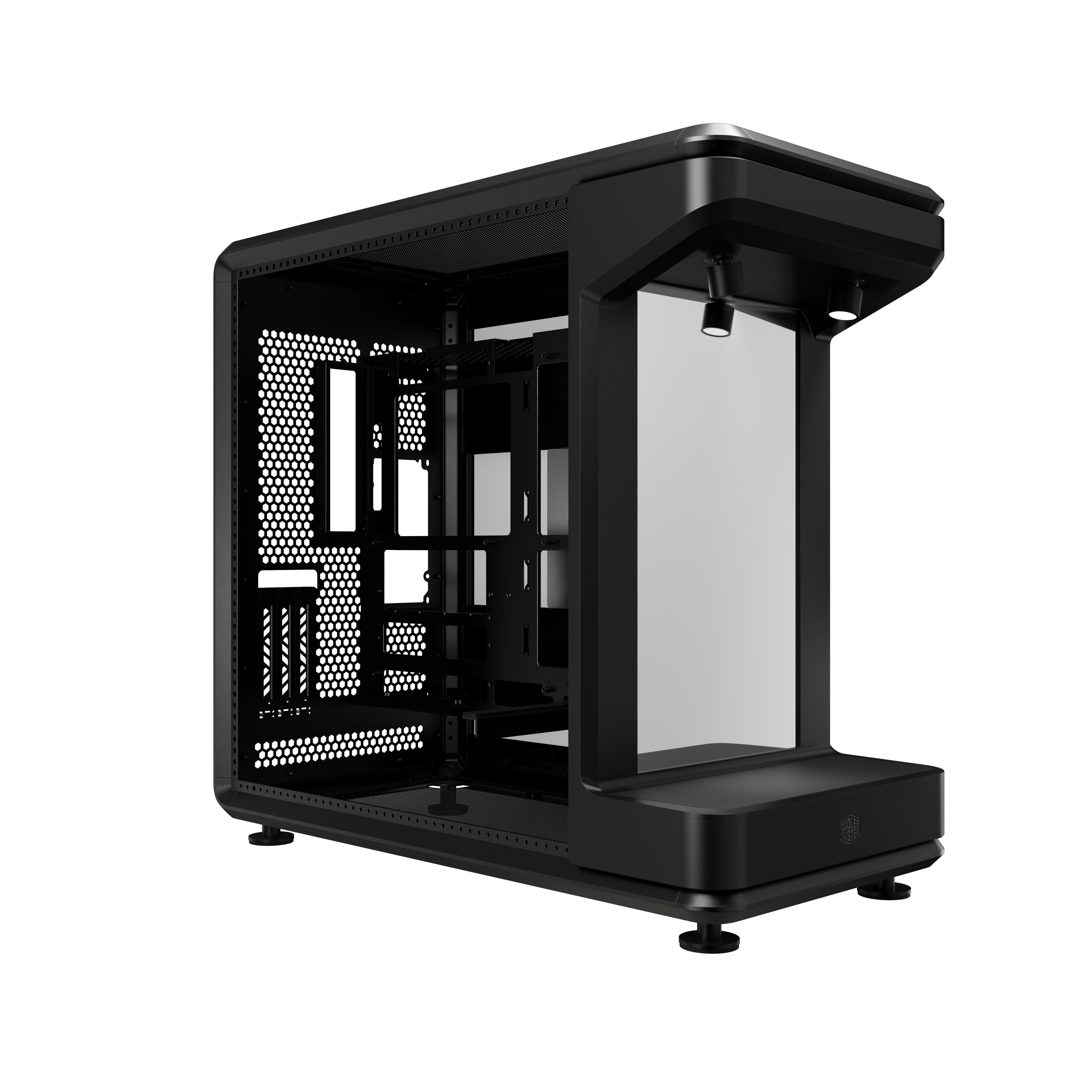 CoolerMaster Cooler Master MasterFrame 360 Stage Mirror Big Tower ATX Gehäuse Glasfenster schwarz MF360-KHNN-S01