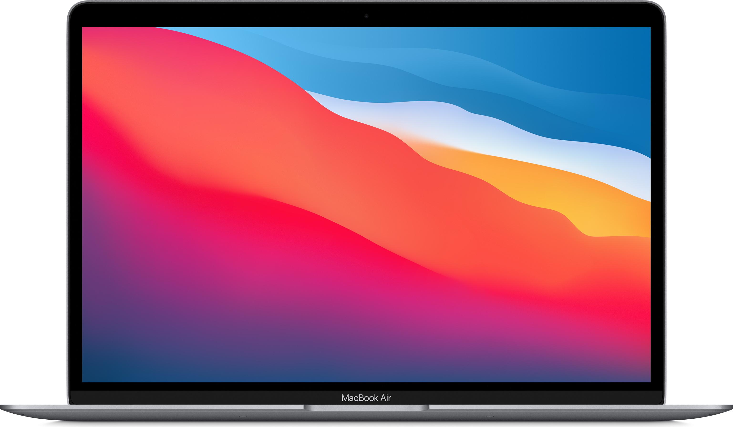 APPLE MGN63D/A MacBook Air 33,78cm 13,3Zoll M1 Chip 8-Core CPU und 7-Core GPU 8GB gem. RAM 256GB SSD DE - Grau