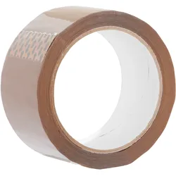6 Rollen - PP-Packband, braun