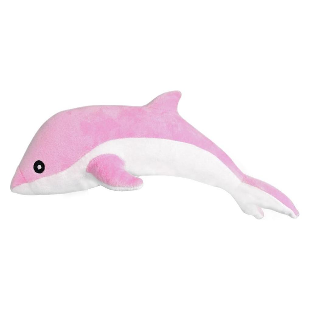 Lean Toys Rosa Delfin-Plüschmaskottchen, 70 cm (25 cm) (LEA16473-uniw)