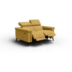 RELAXSOFA NORDEL 2-Sitzer, senfgelb