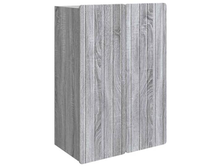 Heofavd Wandschrank Grau Sonoma 66 x 34,5 x 92 cm Holzwerkstoff