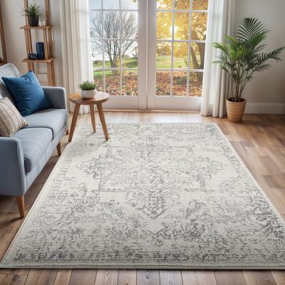 Teppich LIVABLISS "UTRECHT", weiß (grau), B:200cm H:11mm L:275cm, Polypropylen (PP), Teppiche, Teppich