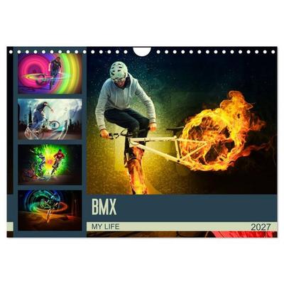 BMX My Life (Wandkalender 2027 DIN A4 quer), CALVENDO Monatskalender