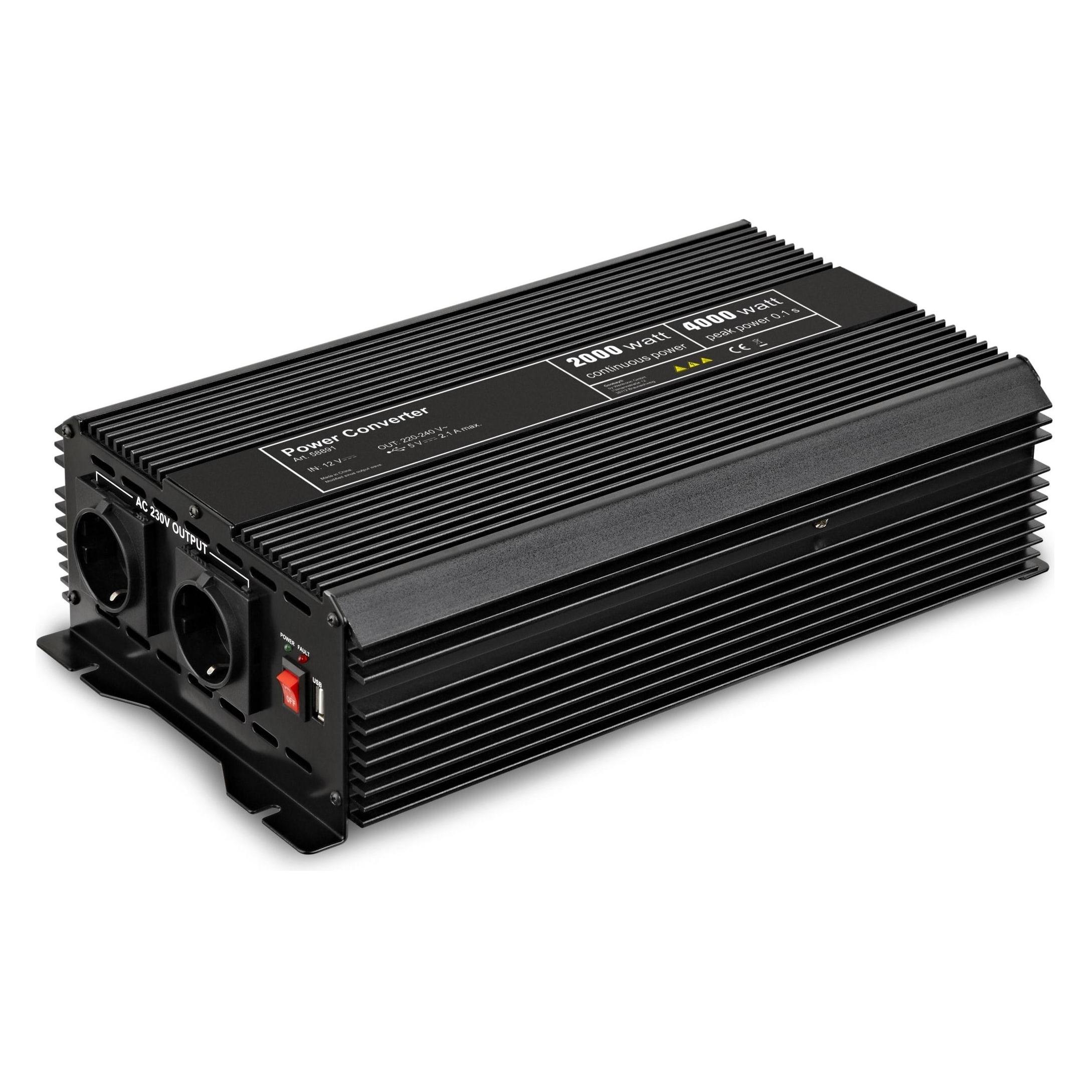 Goobay Spannungswandler 12V / 2000 W (58891)