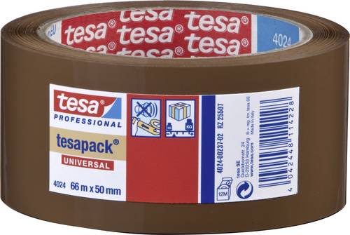 Tesa UNIVERSAL 04024-00237-04 Packband tesapack 4024 Braun (L x B) 66m x 50mm 1St.
