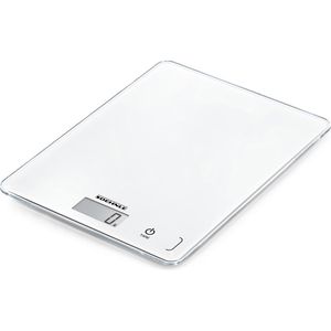 Soehnle Küchenwaage Page Compact 300, Tara-Funktion, 1 g, batteriebetrieben, weiß, digital, g / lb, bis 5 kg