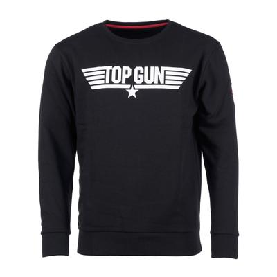 Sweater TOP GUN "PP201019", Herren, Gr. 56XXL, schwarz, Obermaterial: 60% Baumwolle, 40% Polyester, Sweatshirts Sweater