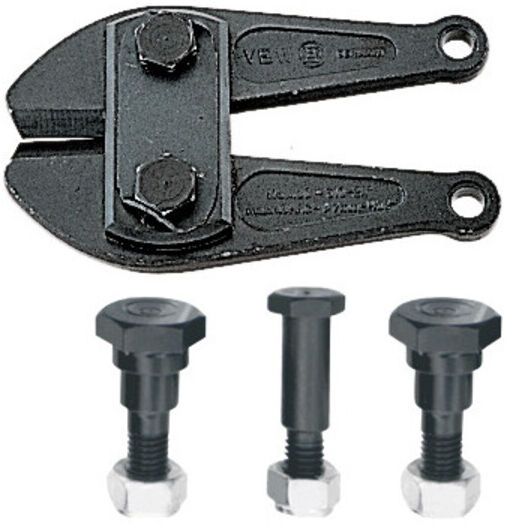 VBW Couteau de rechange complet avec vis, Longueur totale: 610 mm (87430137)
