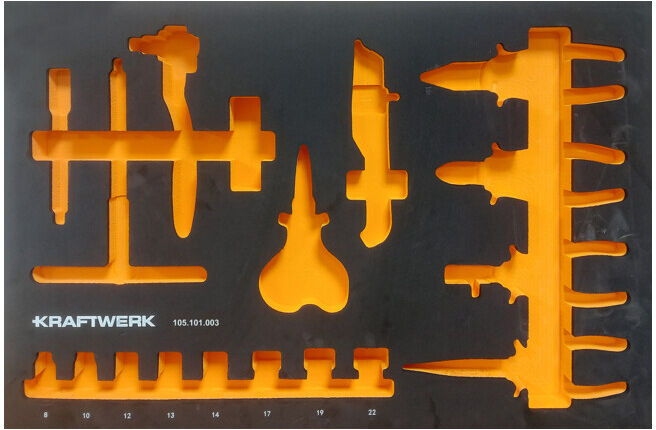 Kraftwerk VDE Coques vides, vides, 600x400x40mm pour 105.110.003 (105.101.003)