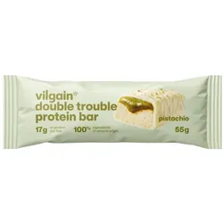 VILGAIN Proteinriegel Double Trouble Pistazien | 55g Riegel
