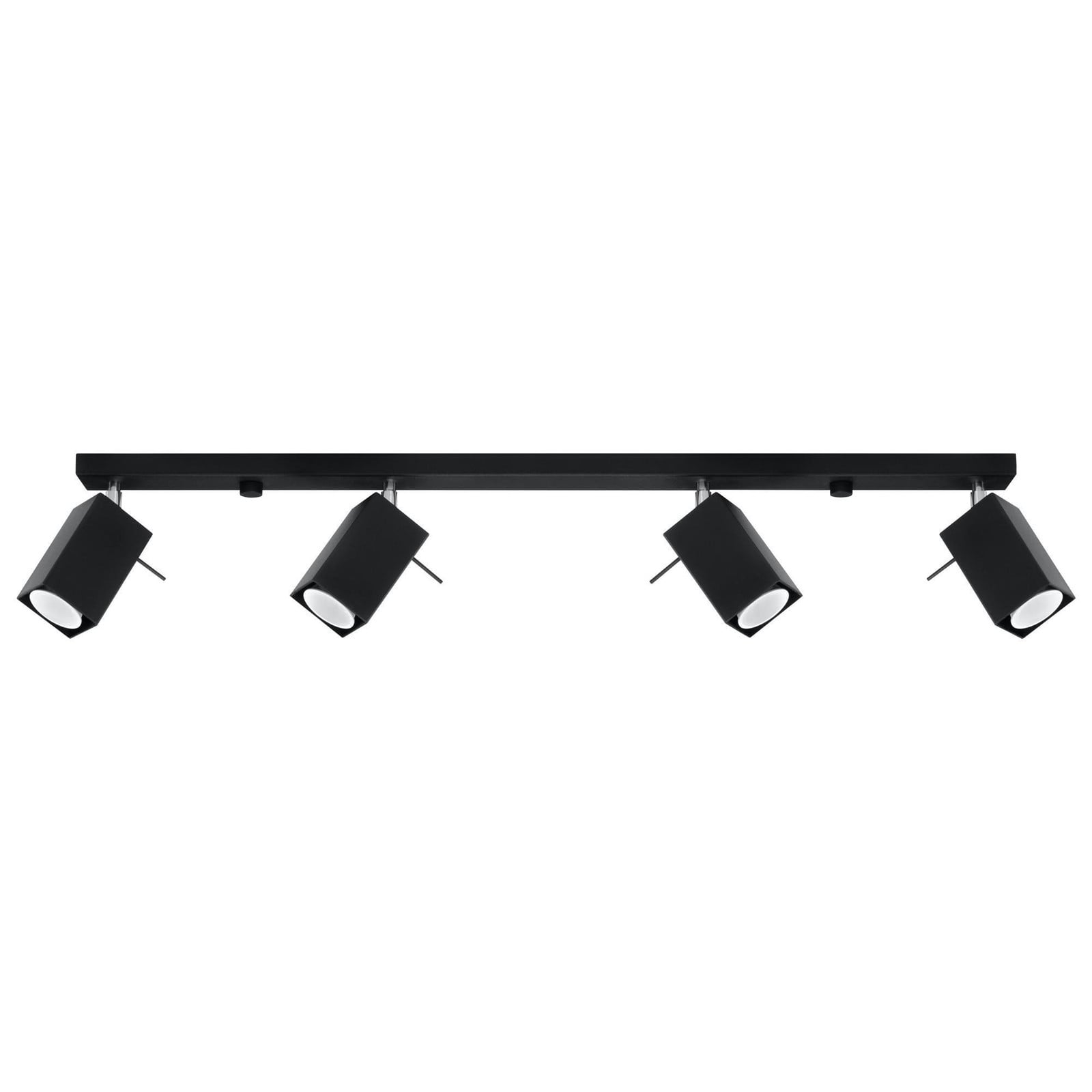 Sollux Plafondlamp MERIDA 4L, zwart