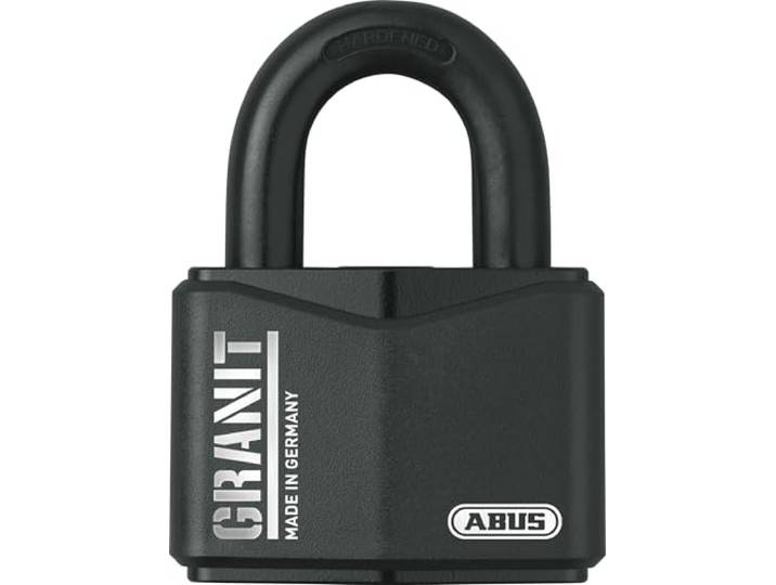 ABUS Hangslot Granit 37/70 - Veiligheidsniveau 10, Gehard Staal, Zwart