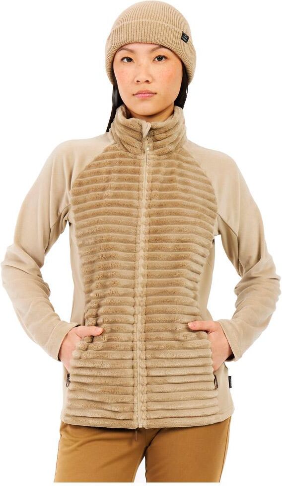 Protest  - Prtdelay Outdoor Full Zip Top Bamboo Beige - M - Polaire