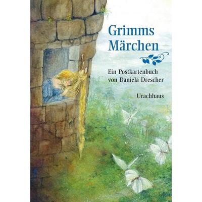 Postkartenbuch 'Grimms Märchen'; Karte von Daniela Drescher, Urachhaus, 978-3-8251-7855-0