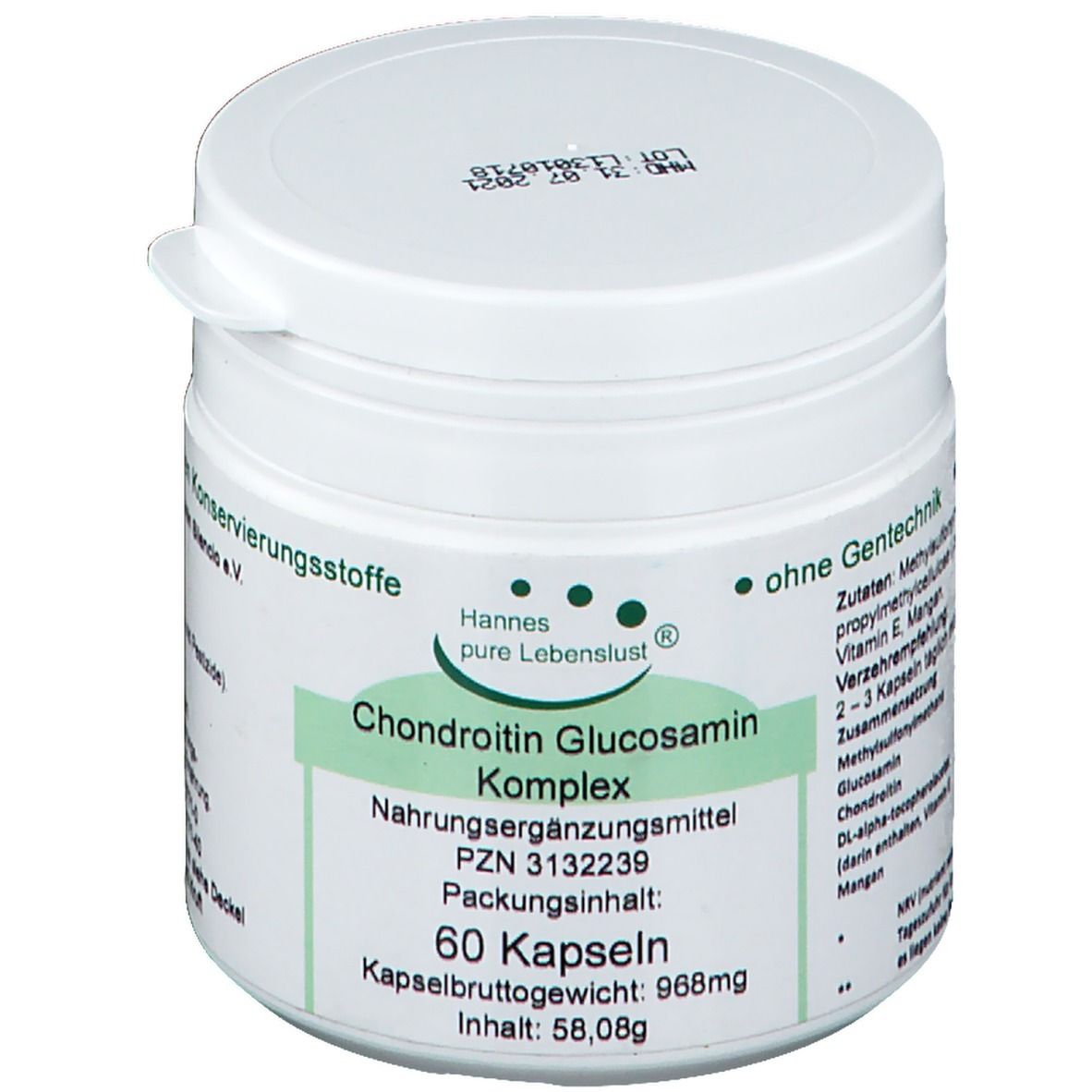 Chondroitin Glucosamin+C Komplex Vegi Kapseln 60 St
