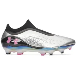 Under Armour, Herren, Fussballschuhe, Magnetico Elite 6 FG (44), Schwarz, Pink, Silber