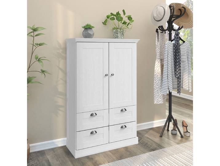 Wäscheschrank Varred 83cm Weiß