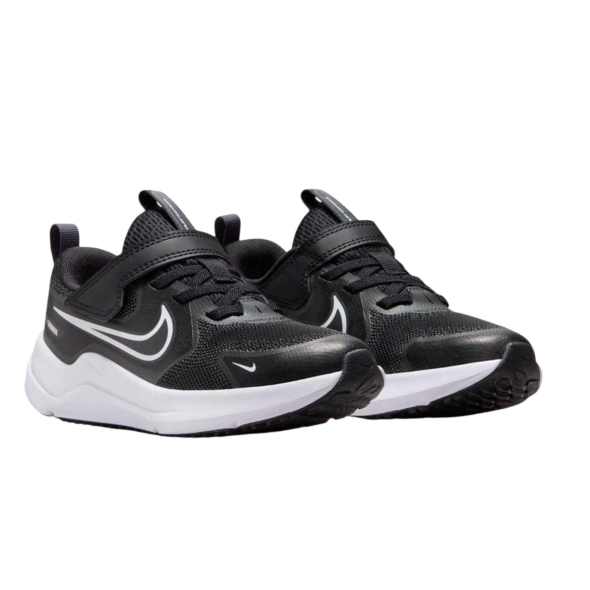 Nike - "Cosmic" Sneaker für Kinder, Klettverschluss (Schwarz/Weiß)
