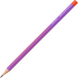 Faber-Castell Bleistift Grip 2001 Punchy Melon, Härte B, mit Grip-Zone