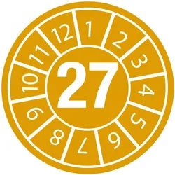 Brady, Sicherheitskennzeichnung, Inspection Date Labels
