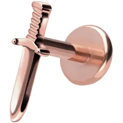 Titan Labret mit Push Fit SCHWERT