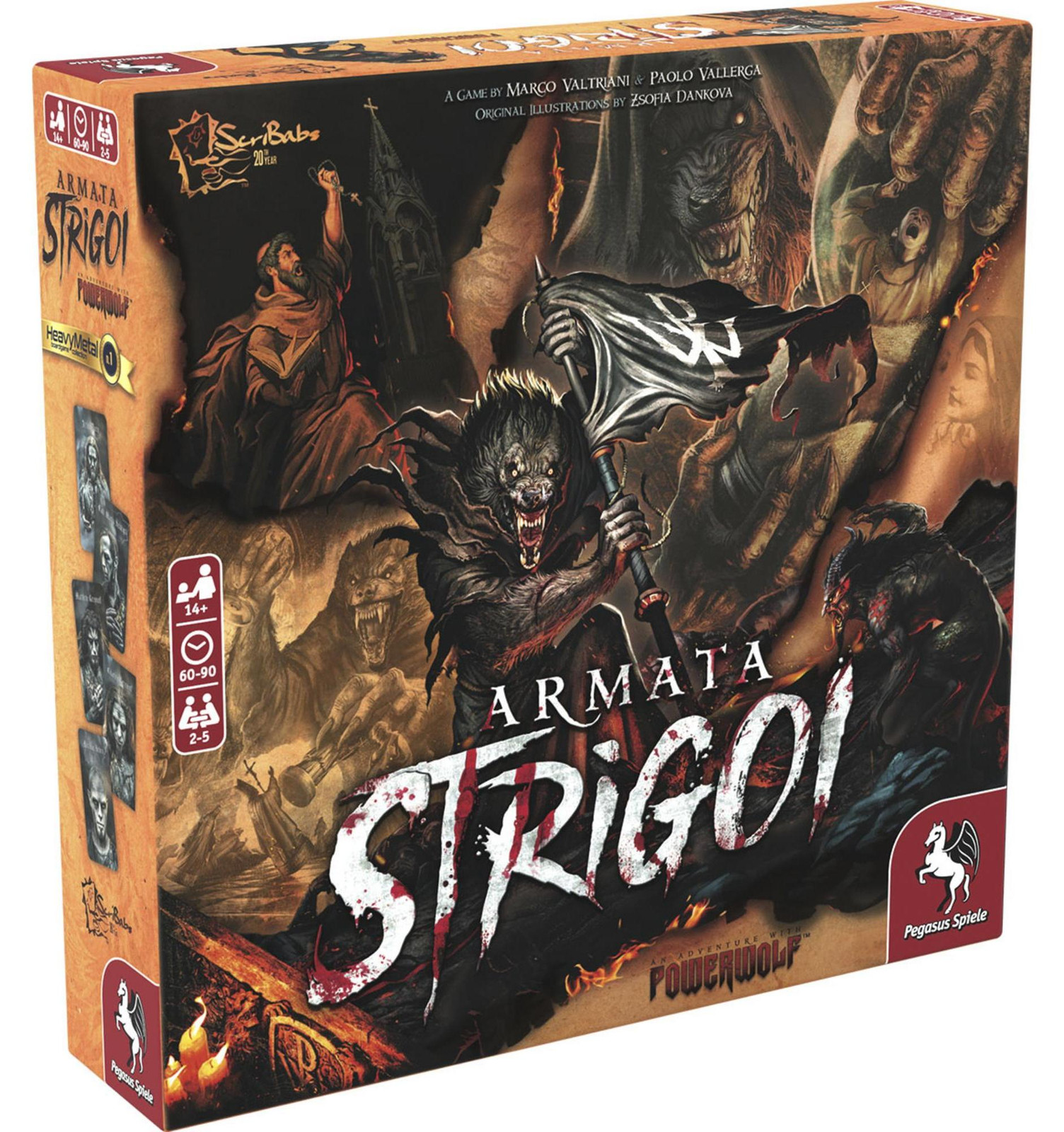 Armata Strigoi - Het Powerwolf bordspel van Pegasus