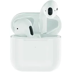 2GO TWS Mini Kopfhörer Kabellos im Ohr Anrufe/Musik Bluetooth Weiß