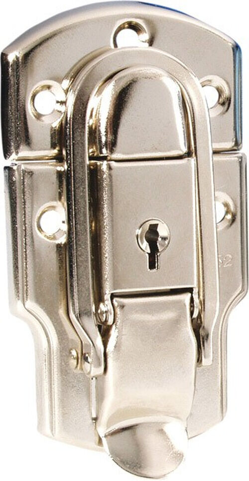 Adam Hall Hardware 1911 Aufbauschloss Groß Vernickelt Abschließbar