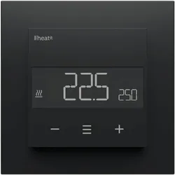Heatit Z-TRM6 Z-Wave, Thermostat, Schwarz