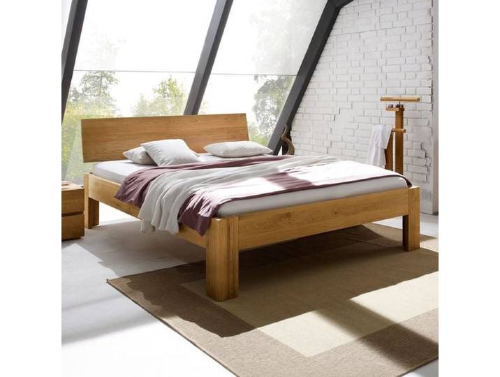 Bett Bayamo Eiche Massivholz 140x200cm modern