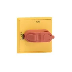ABB OHYS3AH1 Selektorgriff I-0/ON-OFF rot-gelb Wellen-ø 6 mm IP54 für Lasttrenn Trägerplatten und DIN-Schienenmontage 1SCA105326R1001
