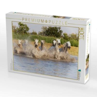 CALVENDO Puzzle Abkühlung im Sumpf | 1000 Teile Lege-Größe 64x48cm Foto-Puzzle für glückliche Stunden