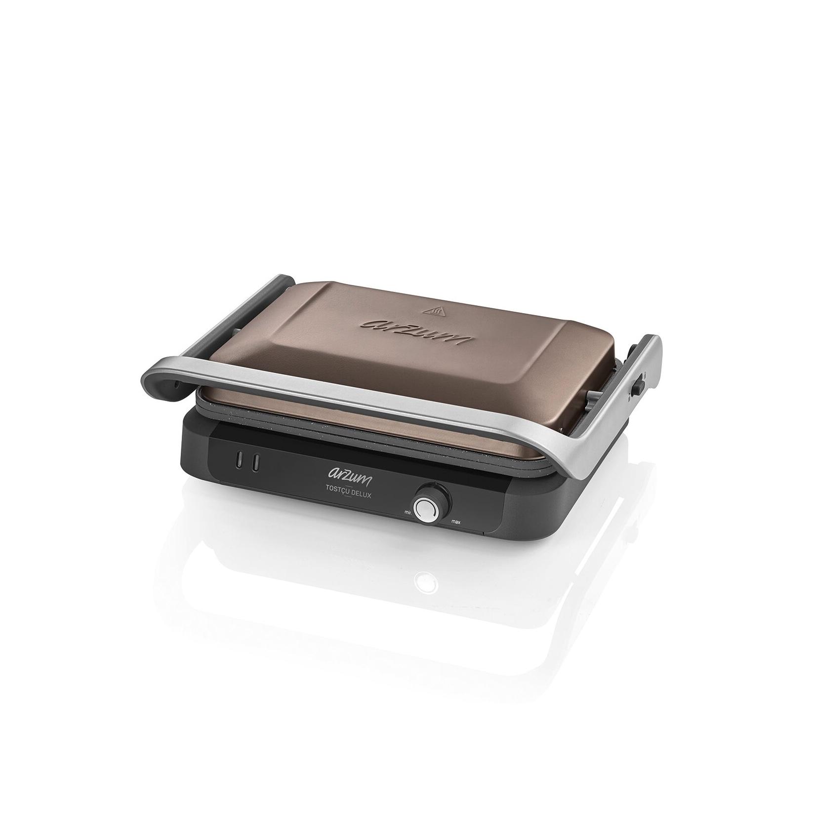 Arzum Tostçu Delux 1800W, Kontaktgrill Sandwichmaker Sandwich-Toaster