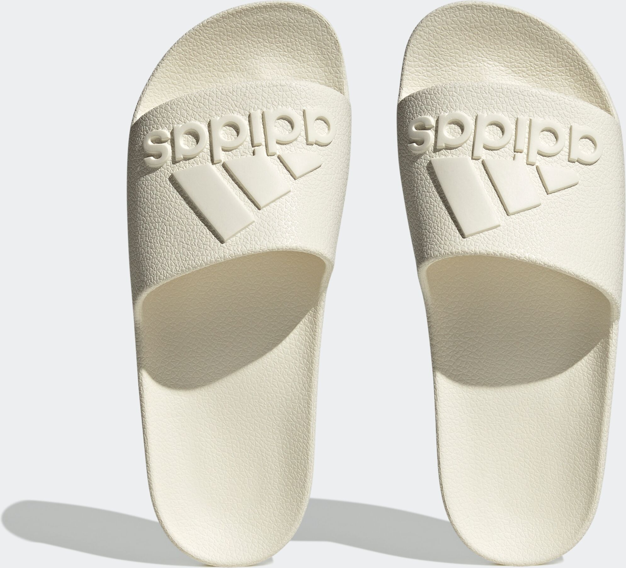 Badesandale ADIDAS SPORTSWEAR "ADILETTE AQUA", Damen, Gr. 44,5, weiss (sanftes weiß, sanftes weiß, sanftes weiß), Synthetik, Schuhe Badesandale, Badelatschen sanftes weiß, sanftes weiß, sanftes weiß 44,5