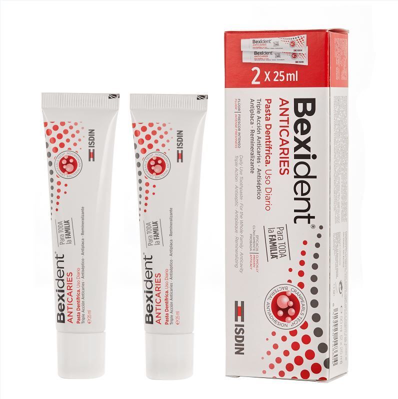 Isdin Bexident Anticaries Toothpaste 2 x 25 ml