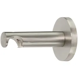 Wandträger Edelstahloptik (T 6,50 cm) - silber - T 6,50 cm