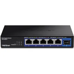 Trendnet TEG-S5061 (6 Ports), Netzwerk Switch, Schwarz