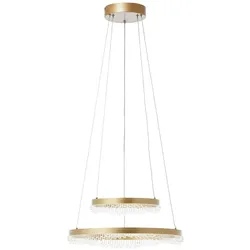 Brilliant LED-Pendelleuchte Aurora Aluminium Gold