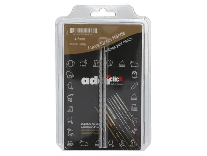 Addi Click Novel Long Interchangeable Square Knitting Needle 4.50 mm - 1pc