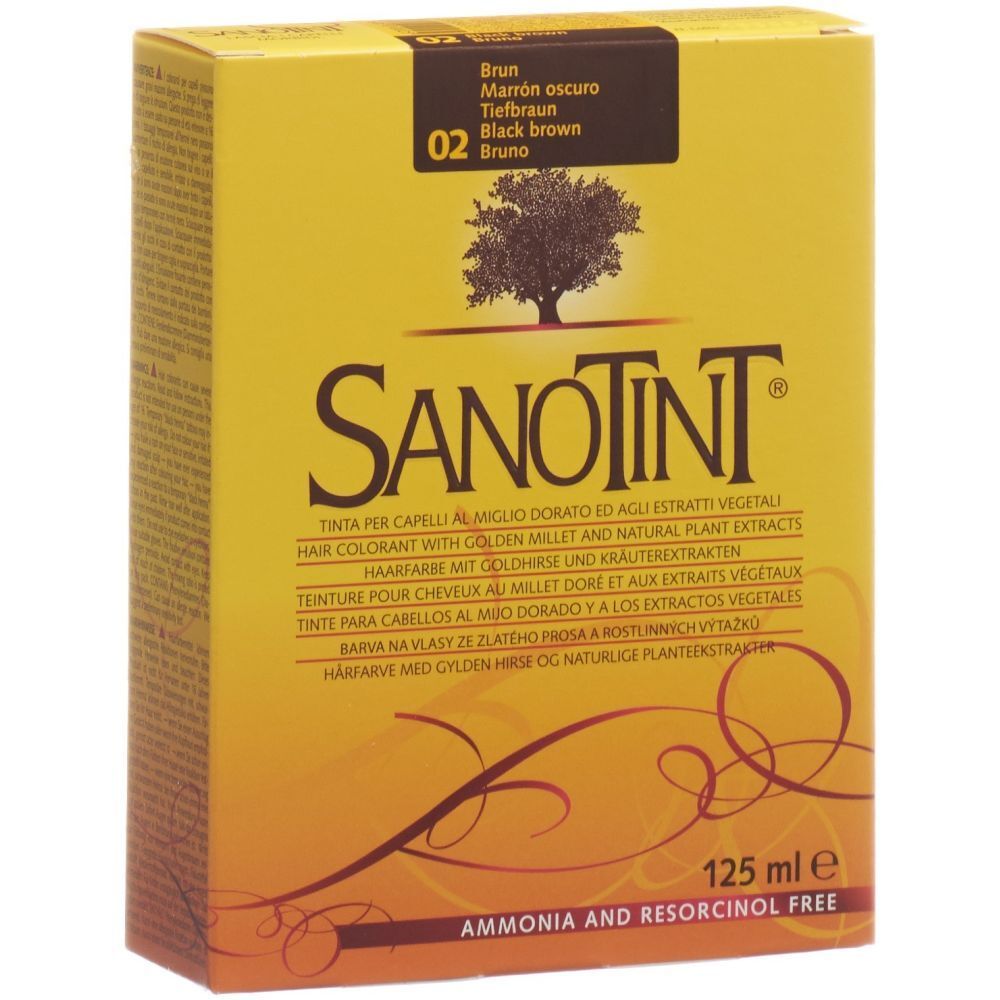 Sanotint Haarfarbe 02 tiefbraun 125 ml Sonstige